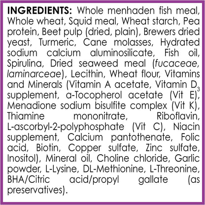 FISH FOOD FLAKES, Formulated to Help Fish More Readily Use Nutrients Which Means Less Waste and Clean, Clear Water, Feed up to Twice a Day as Much as They'Ll Eat in 5 Minutes